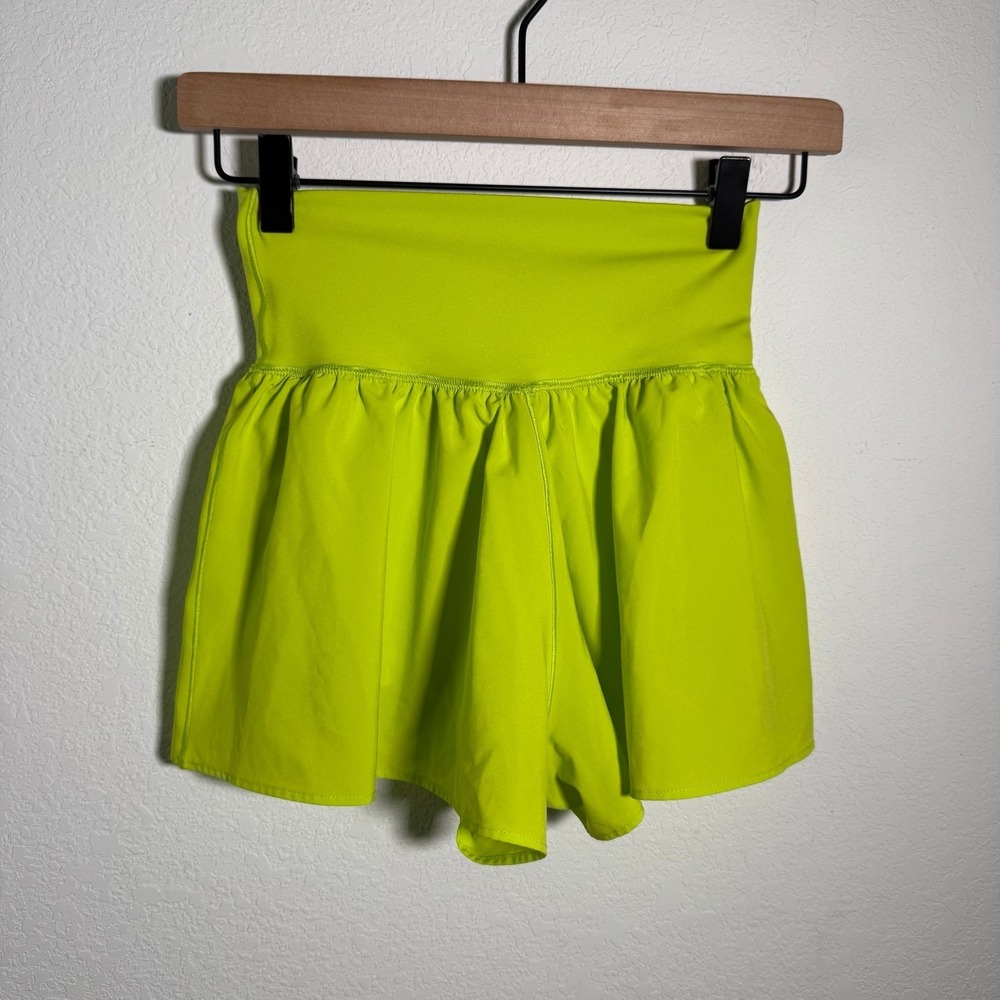 Offline By Aerie | Neon Green Athletic Skirt Built In Shorts | Womens XS - Picture 2 of 4